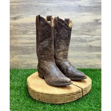 Frye Women - Size 6.5B - Distressed Brown Cowboy Boots 77704