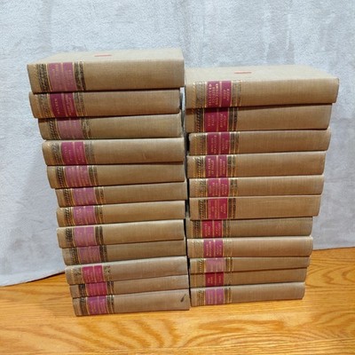 Vintage CLASSICS CLUB Library Lot of 23 Books Red Tops Philosophy Literature