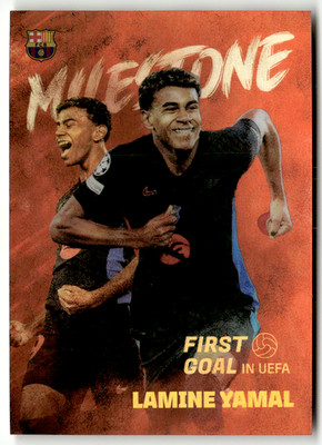 2024-25 ElevenCard La Liga Lamine Yamal First Goal in UEFA Milestone 154/499