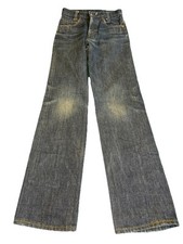 LEVI'S USA Made Red Tab Blue Denim Slim Straight Jeans W25 L30 80  s