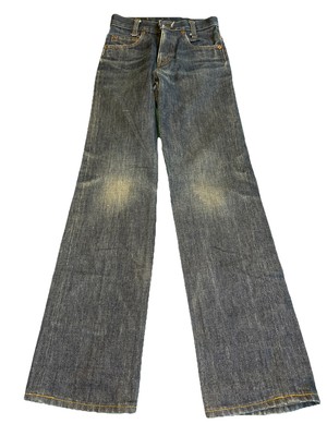 LEVI'S USA Made Red Tab Blue Denim Slim Straight Jeans W25 L30 80 s