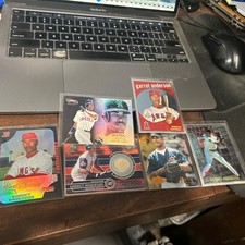 Garrett Anderson 6 CARD LOT  W/BAT CARD & #ED INSERTS Los Angeles Angels RIP