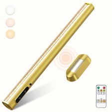Rechargeable Magnetic LED Light Bar with Remote, Under Cabinet Lighting Wirel...