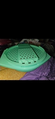 Vintage Jadeite Green TUPPERWARE Cheese Grater Slicer & Bowl 787-4& 786-9 Retro