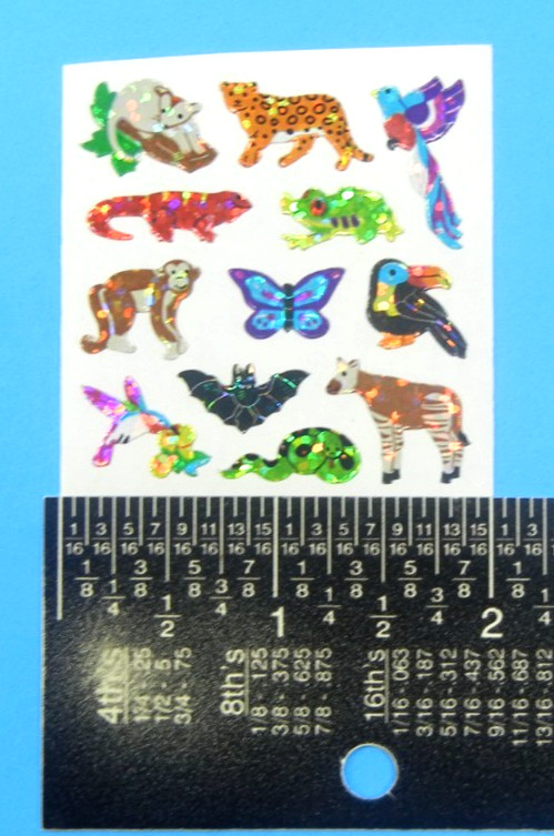 Prismatic Micro Animals Sandylion Sticker Mod Sheet 2"x 2"