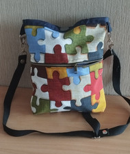 Cross Body Bag Damen,Unikat, Handmade