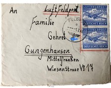 SS Feldpost 2. Werkstatt Kp. SS- Inst. Abt. Totenkopf n. Gunzenhausen 1.7.43