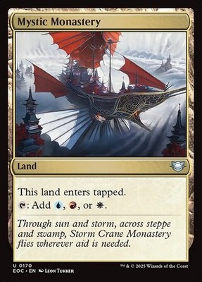 *MtG: 4x Mystic Monastery - Commander: Edge of Eternities UC - magicman-europe*