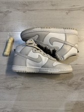 Nike Dunk High Retro White Vast Grey UK 8.5 (DD1399-100) NUOVE