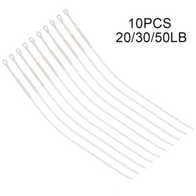 Praktischer Fliegenschnur Loop Connector mit verstellbarem Schlauch 10er Pack