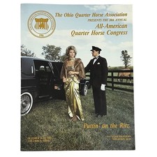 VTG 1986 All American Quarter Horse Congress Souvenir Program Ohio OQHA