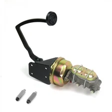 1932 Ford 8 Single Power Brake Pedal Kit ST Drum/Drum 3" Rubber Pad  