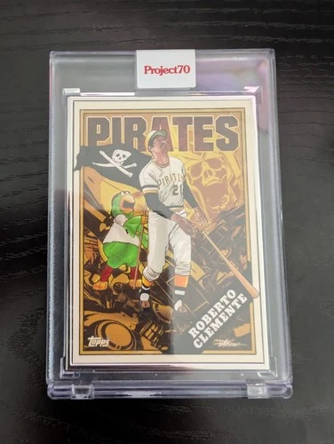 2021 Topps Project 70 - Quiccs Roberto Clemente Artist Proof #21/51 Jersey Match