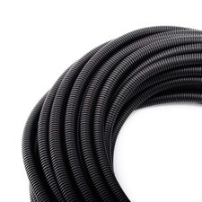 50Ft 3/8        Wire Loom Split Tubing Auto Wire Conduit Flexible Cover