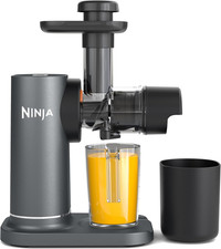 Image of Ninja Cold Press Juicer Machine with 700Ml Jug & 1.1L Pulp Container, Make Fresh