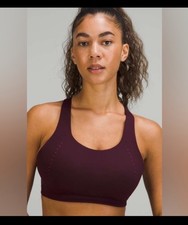 Lululemon AirSupport Bra High Support, C  DDD Cups/Size 38D/EUC Cassis / Plumful