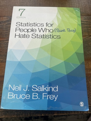 #ad Statistics for People Who Think They Hate Statistics — 7th Edition by Neil J. $27.92