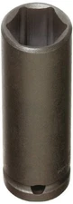 Stanley Proto J7324HT 1/2" Drive Thin Wall Deep Impact Socket, 3/4", 6 Point