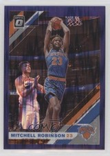 2019-20 Panini Donruss Optic Purple Shock Prizm Mitchell Robinson #83 fm0
