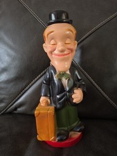 Vintage 1972 Stan Laurel Coin Bank Play Pal Plastics Larry Harmon Laurel Hardy