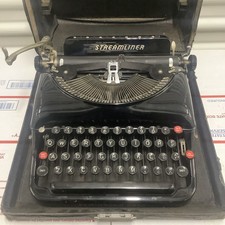 Remington Rand Streamliner Vintage 1940s Typewriter w Case - Clean Works Video thumbnail