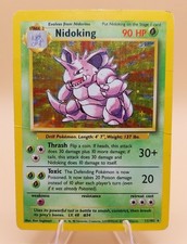 Nidoking Holo Rare Base Set 11/102 Pokemon Card - WOTC 1999 on eBay