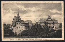 Oberhof in Th., Hotel Thuringian Forest, Postcard 1915 