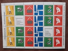 Briefmarkenbogen Pfennig-Hilfe