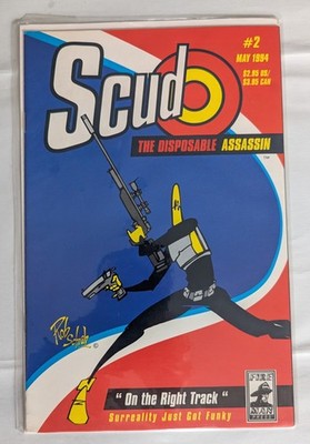 SCUD The Disposable Assassin #2 1st print Rob Schrab Fireman Press Sealed