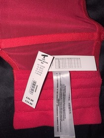 Ann Summers Icon Corset Bustier Red Size 12 DD Brand New With Tags
