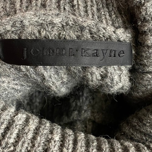 Jenni Kayne Seattle Rollkragen Merinowolle Kamelhaar Mischung Pullover Damen S grau - Bild 18 von 20