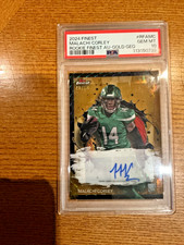 2024 Finest Rookie Finest Autographs Gold Geo Malachi Corley PSA 10 Pop. 1;40/50