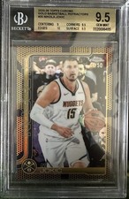 2025-26 Topps Chrome Basketball Nikola Jokic Gold Basketball Refractor BGS 9.5