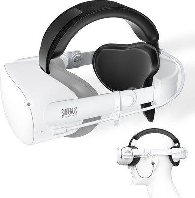 Akku Head Strap Meta Quest 2 mit Kopfhörern 6000mAh