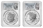 2025-S (PR70) Proof Morgan & Peace Silver Dollar (2 Coin Set) FDOI PCGS Presale