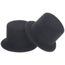 2 Pcs Top Hats for Crafts Mini Party Stuffed Animals Birthday Tiny Felt