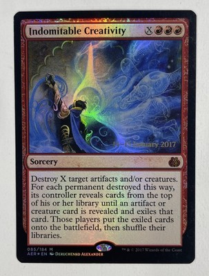 Indomitable Creativity Foil Aether Revolt Near Mint NM MTG Magic The Gathering