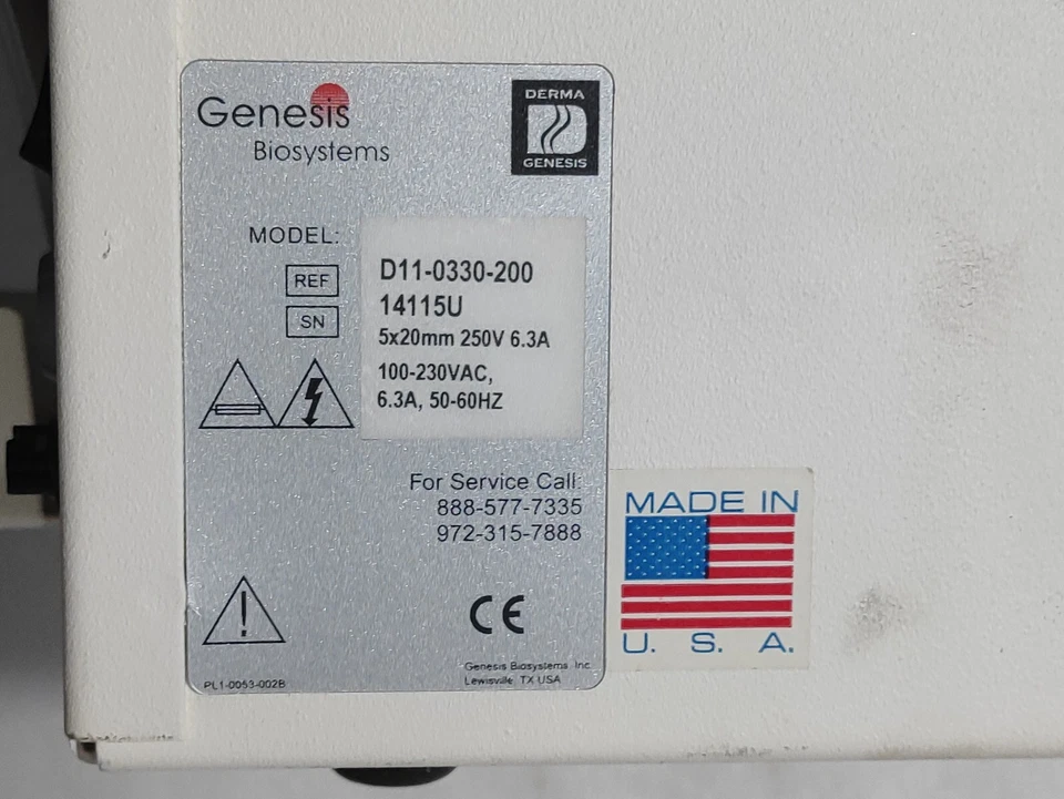 Genesis  Biosystems  Machine Modlel D11-0330-200 - Image 2 of 4