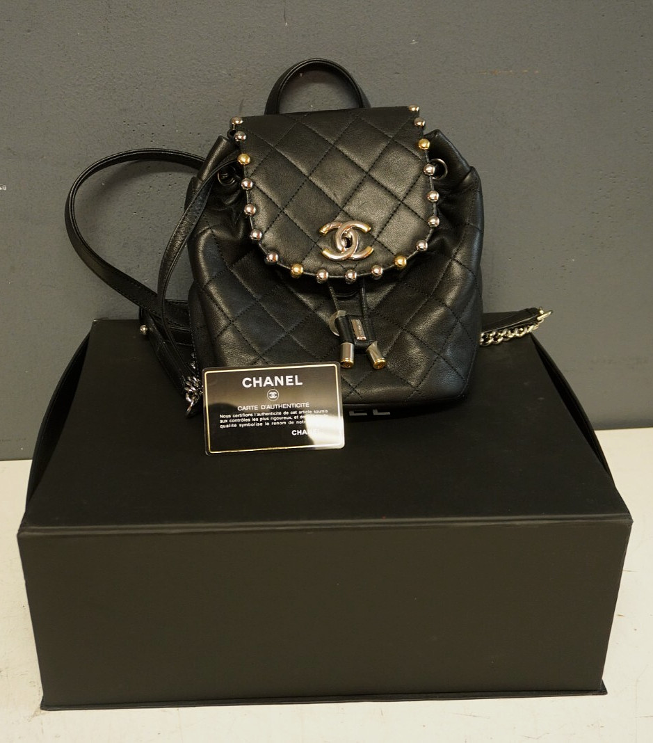 CHANEL Quilt Pattern Mini Backpack - image 2