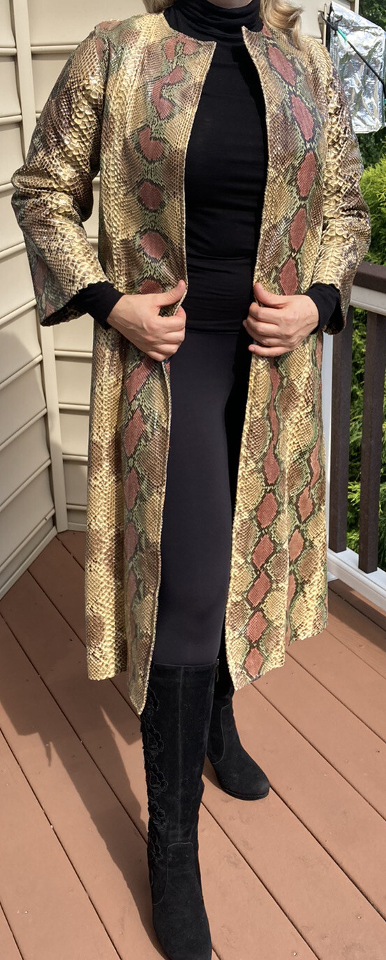 Samuel Roberts Genuine python leather snakeskin w… - image 4