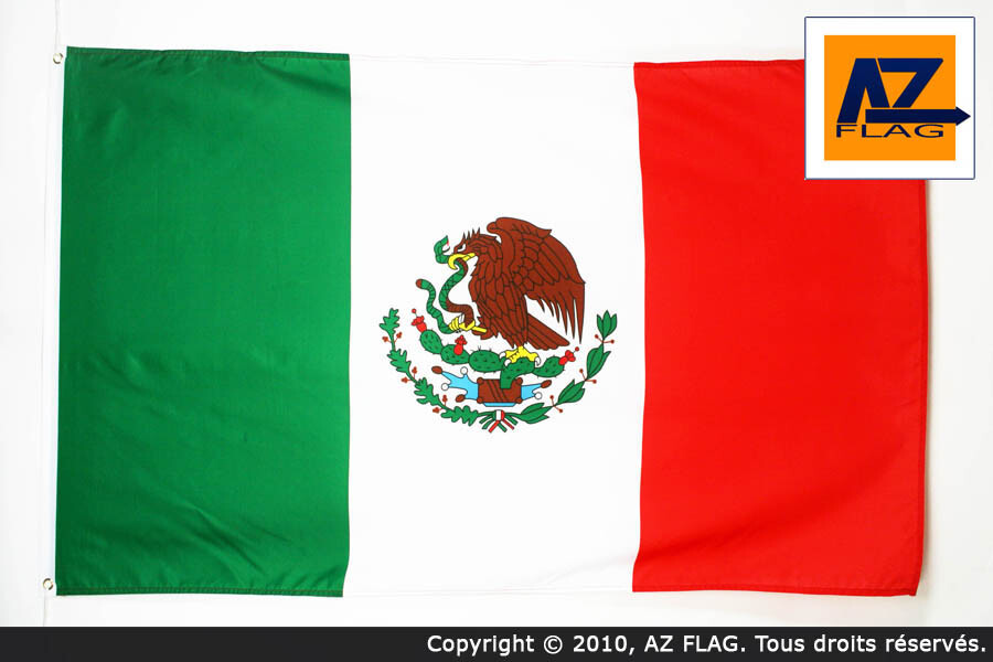 MEXICO FLAG 2' x 3' - MEXICAN FLAGS 60 x 90 cm - BANNER 2x3 ft
