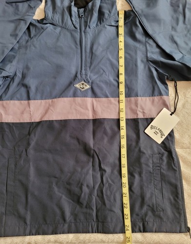 Billabong Youth Boys Wind Swell Anorak Jacket Navy Size Large - Picture 4 of 8