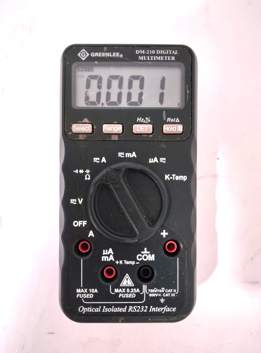 Greenlee DM-210A Multímetro Digital – MMachinery