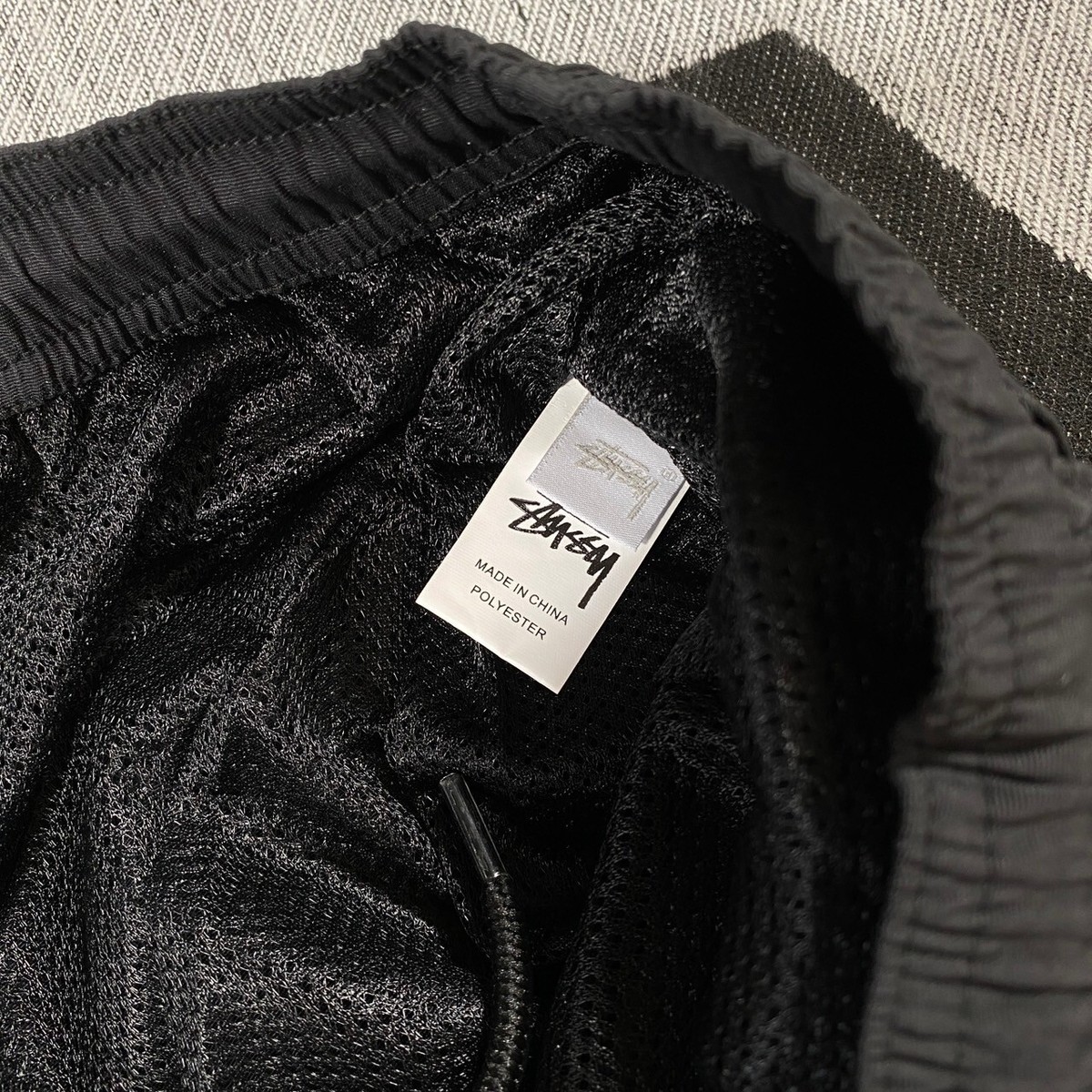 Stussy Stock Big Shorts Size 34 Black | eBay