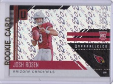 JOSH ROSEN Panini Unparalleled 2018 ARIZONA CARDINALS ROOKIE CARD Football RC