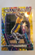 2020-2021 Mosaic Basketball Lebron James Will to Win Reactive Yellow 24/99 #10