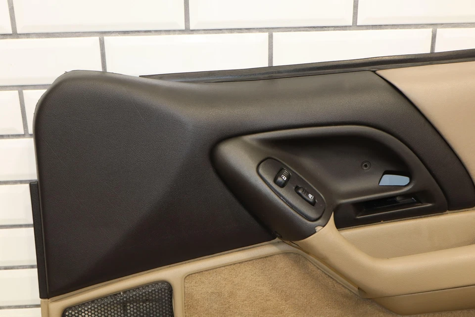 00-02 Chevy Camaro Passenger Right Door Trim Panel (Black/Neutral 522) - Image 2 of 4