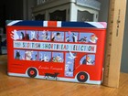Fun M&S Shortbread Biscuit Collector’s Tin London Bus W/Animals Dogs Cats 2022 — photo 1