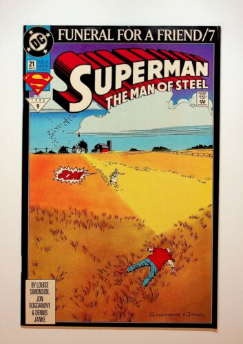 SUPERMAN The Man of Steel #21 - DC Comics 1993 - Funeral for a friend 7, Z (1-) - Bild 1 von 2
