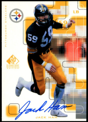 1999 SP Authentic Jam Ham On Card Auto Pittsburgh Steelers